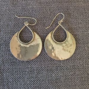 Silpada Crescent Drop Sterling Silver Earrings